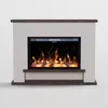 Garlivo Elektrokamin 'CATANIA Weiss/ Wenge' | LED Produktbild-Vorschau 4