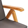 9-tlg. Garten-Essgruppe mit Kissen Massivholz Teak Grau Produktbild-Vorschau 10