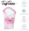 TupTam Unisex Baby Einschlagdecke mit Schleife, Farbe: Produktbild-Vorschau 2