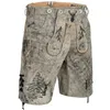 PAULGOS Herren Trachten Lederhose Kurz - HK5 ANTIK - Echtes Produktbild-Vorschau 1
