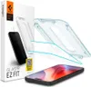 Spigen Glass tR EZ Fit iPhone 15, sada 2 kusů, průhledná Náhled obrázku produktu 2