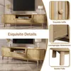 Merax TV-Schrank aus Rattan in Landhausstil, TV Lowboard Produktbild-Vorschau 8