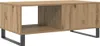 vidaXL Mesa de centro estilo artesanal, roble, 90x50x36,5 Vista previa de la imagen del producto 7