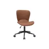 Miliboo - Design-Bürostuhl braun JOSH Produktbild-Vorschau 2