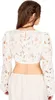 MarJo CHAMERAU Offwhite Dirndlbluse langärmelig mit Produktbild-Vorschau 3