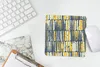 MuchoWow® Mauspad Mousepad Sechziger Jahre - Muster - Gelb Produktbild-Vorschau 5