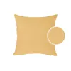 Kissenbezug 50x50 cm gelb Struktur Leinenoptik Kissenhülle Produktbild-Vorschau 2