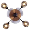 Stropní ventilátor, dálkové ovládání, kouřové sklo, černý, Náhled obrázku produktu 9