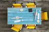 Schreibtischmatte Tischunterlage 90x45 cm Mauspad - Blue Produktbild-Vorschau 2