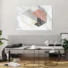 Bilder auf glas - Einteilig - Zahlen Weiß Golden - 100x70cm Produktbild-Vorschau 6