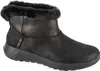 A black Skechers boot with faux fur trim. Voir les images du produit