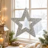 Riffelmacher Deko Glitter-Stern 15 cm 17355 | Silber - Produktbild-Vorschau 3