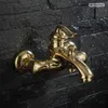 PaulGurkes Gold Wannenarmatur Aufputz Retro Nostalgie Produktbild-Vorschau 5