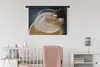 MuchoWow® Wandteppich Wandbehang Eingeschenktes Bier vor Produktbild-Vorschau 2