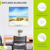 ARTland Wandbild Alu für Innen & Outdoor Gras auf Sanddünen Produktbild-Vorschau 4