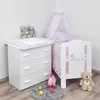 Baby-Delux Babyzimmer Princess Babybett 120x60 Produktbild-Vorschau 1