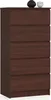 Comò 60 cm con 5 cassetti colore Wenge KOMMODO K Anteprima dell’immagine prodotto 1