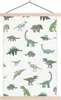 MuchoWow® Textilposter Dinosaurier - Grün - Jungen - Braun Produktbild-Vorschau 1
