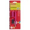 A pink Herlitz Tornado Schulfüllhalter (fountain pen holder) is displayed in its original packaging. Produktbild-Vorschau