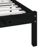 vidaXL Postel z masivu Černá borovice 200x200 cm Náhled obrázku produktu 7