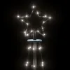 vidaXL LED-Weihnachtsbaum mit Erdnägeln Kaltweiß 108 LEDs Produktbild-Vorschau 10