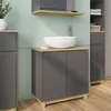 Toaletní skříňka pro umyvadlo Vicco Livia Antracit 60 x 60 Náhled obrázku produktu 3
