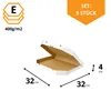 KAPAK Boîte à pizza pour 10 pizzas, blanche, dimensions Voir les images du produit 2
