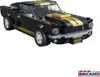 A black and gold Lego model of a Shelby GT 350H. Anteprima dell’immagine prodotto