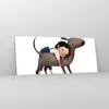 Bilder auf glas - Einteilig - Kind Hund Bild - 120x50cm - Produktbild-Vorschau 4