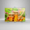 Bild auf Leinwand - Leinwandbild - Honig Glas Glas Vitamin Produktbild-Vorschau 3