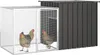 vidaXL klietka pre kurčatá antracitová 200x91x100 cm Náhľad obrázku produktu 1