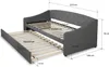 Homestyle4u Tagesbett Polsterbett 90x200 cm mit Bettkasten Produktbild-Vorschau 7