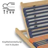 Lattenrost 140x200 cm – 7-Zonen – Kopfteil & Härte Produktbild-Vorschau 4