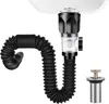 Abflussrohr-Kit fš¹r Waschbecken Abfluss, XUEYUXUAN Produktbild-Vorschau 2