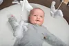 Baby's Only Strampler mit Füßen Melange - Grau - 62 - 100% Produktbild-Vorschau 5