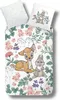 A bedding set with a Bambi and Thumper print, including a duvet cover and pillowcases, set against a white background. Produktbild-Vorschau