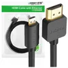 Cavo micro Hdmi - Hdmi Ugreen Hd127 4K 3D 1,5M (nero) Anteprima dell’immagine prodotto 1
