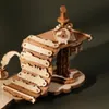 Robotime Rokr 3D-houten puzzel, magische harp muziekdoos, Productafbeelding-voorbeeld 4