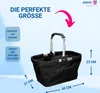 Einkaufskorb "Vigo" Faltbarer Einkaufskorb schwarz mit Produktbild-Vorschau 4