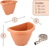 Blumentopf Wand Wandvase Wandblumentopf Blumentopf Produktbild-Vorschau 2