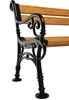 BLOME-TILLMANN 2er-Bank Linderhof 115 cm Holzoptik Produktbild-Vorschau 2