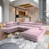 Masseno Ecksofa SIENA L-S mit Schlaffunktion U-Form, Sofa Produktbild-Vorschau 1