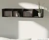 Linder Exclusiv Nástenná polica 79x15x16 cm Čierna Náhľad obrázku produktu 5