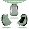 Babyschale Abdeckung, Musselin-Autositzbezüge für Babys, Produktbild-Vorschau 2