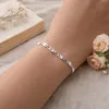 feines Damen Armband silberfarben filigrane Gliederkette Produktbild-Vorschau 4