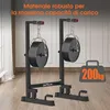 DH FitLife Barres de Dips Réglables (100-130 cm, 9 Niveaux) Voir les images du produit 5