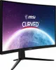 A curved MSI gaming monitor displaying a space-themed graphic. Produktbild-Vorschau