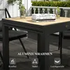 Outsunny Gartentisch Esstisch für 6 Personen Erweiterbarer Produktbild-Vorschau 5