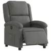 vidaXL Fauteuil relax électrique gris foncé Tissu Voir les images du produit 3