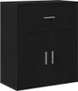 vidaXL Příborník vzhled černého dubu 60 x 31 x 70 cm Náhled obrázku produktu 2